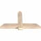 Ekena Millwork Eugene Smooth Timber Gable Bracket, Douglas Fir, 48"W x 28"H x 3 1/2"D x 5 1/2"F, 14/12 Pitch GBW048X28X0406EUG00SDF - alternate 4